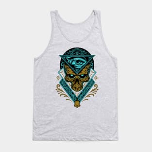 Skull For One Eye Tank Top